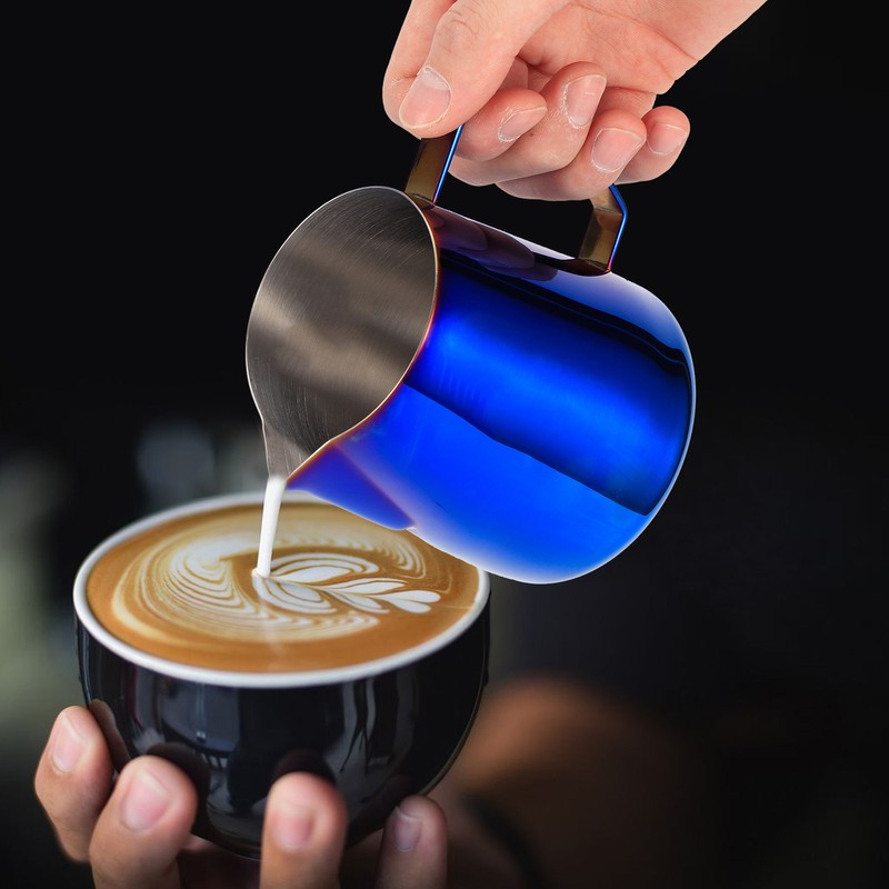 400ml 304 Stainless Steel Coffee Frothing Pitcher Frother Jug Latte