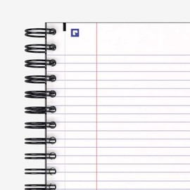 Hamelin, Spiral Notebook, 8x10in, College Ruled, Hardcover, 75 shts/150 Pgs, 1 Subject Notebook, MIDNIGHT Black