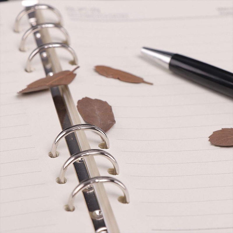 A5 Refillable Notebook PU Leather Loose Leaf Binder Notepad Classic