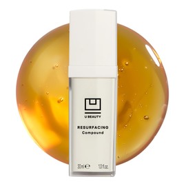 U Beauty Resurfacing Compound Serum - Renew & Illuminate Face Serum - Advanced 8-in-1 Formula with Vitamin C, Retinol, Hyaluronic Acid, & Peptides - Targets Fine Lines, Pores- 1.0 fl.oz
