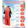 Gogokids Shorty Wetsuit for Children, Neoprene 2.5 mm Swimming Costume