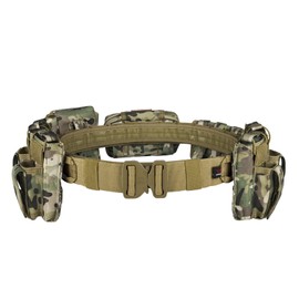 BOMTURN Battle Belt Tactical With Accessories: Duty Law Enforcement Combat Airsoft Police Belt With Pouches 7pcs
