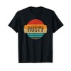 Rusty Name Retro Vintage Sunset Limited Edition T-Shirt