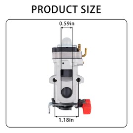A021004920 Carburetor Kit for Echo PB-9010 / PB-8010H / PB-8010T & Shindaiwa EB810 / EB810RT / WYAB-1 – 79.9cc 2-Cycle Backpack Blower