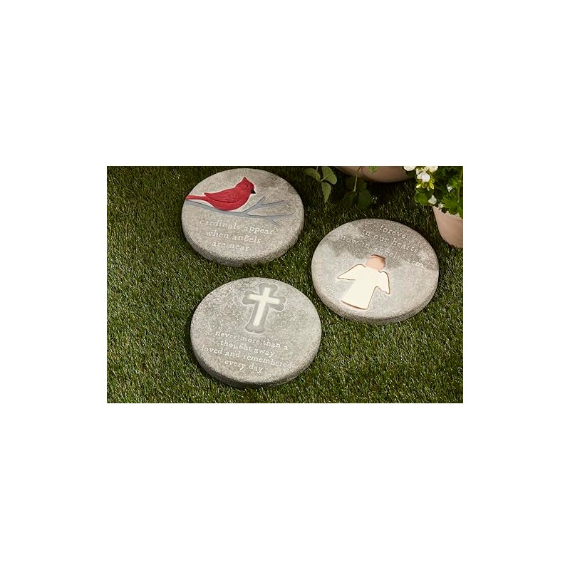 Mud Pie Angel Remembrance Step Stone; 9" Dia