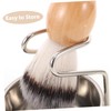 Mikinona Men's Grooming Set Shaving Brush Bowl Stand Stainless Steel