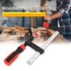 2Pcs Heavy Duty F Clamps Woodworking Bar Clips Quick Slide