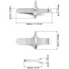 QWORK Foot Panel Lifter, Aluminum Alloy Door Lifter Tool, for