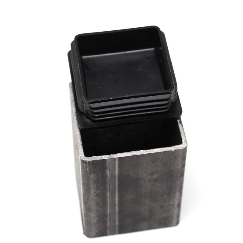 3" Square Tubing Heavy Duty Plastic Plug End Cap Insert