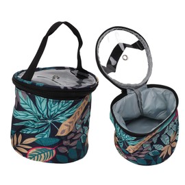 Bolsa de Tejer, Bolso de Hilo de Patrón Exquisito Asa de Transporte de Tela Oxford para el Hogar para Viajes para Bricolaje