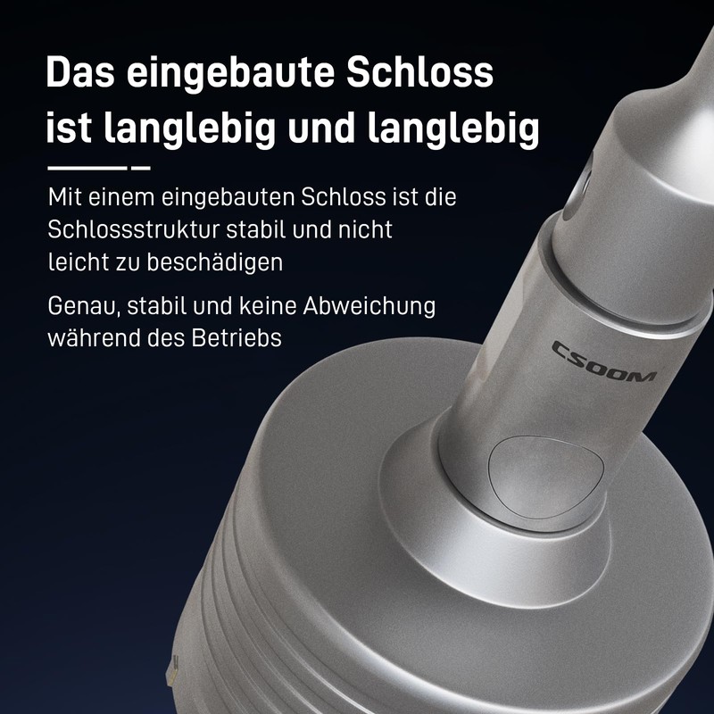 CSOOM Quick Change Drill Connection, Hollow Drill Bit, Concrete Hole