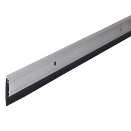 M-D Building Products 68247 All Season Aluminum Door Sweep for Bottom of Door, Heavy Duty Rubber Seal, Exterior & Interior Weather Stripping Bottom Door Seal, Commercial & Residential, (Silver, 36in)