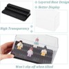 MIXMIO Minifigure Display Case, 3 Layer Display Case for Minifigure
