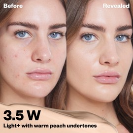 Kosas Revealer Concealer - Medium Coverage Makeup with Hyaluronic Acid, Conceals Dark Circles Under Eyes, Dark Spots and Blemishes + Brightens, Hydrates, Long-Lasting & Vegan,(Tone 3.5 W)