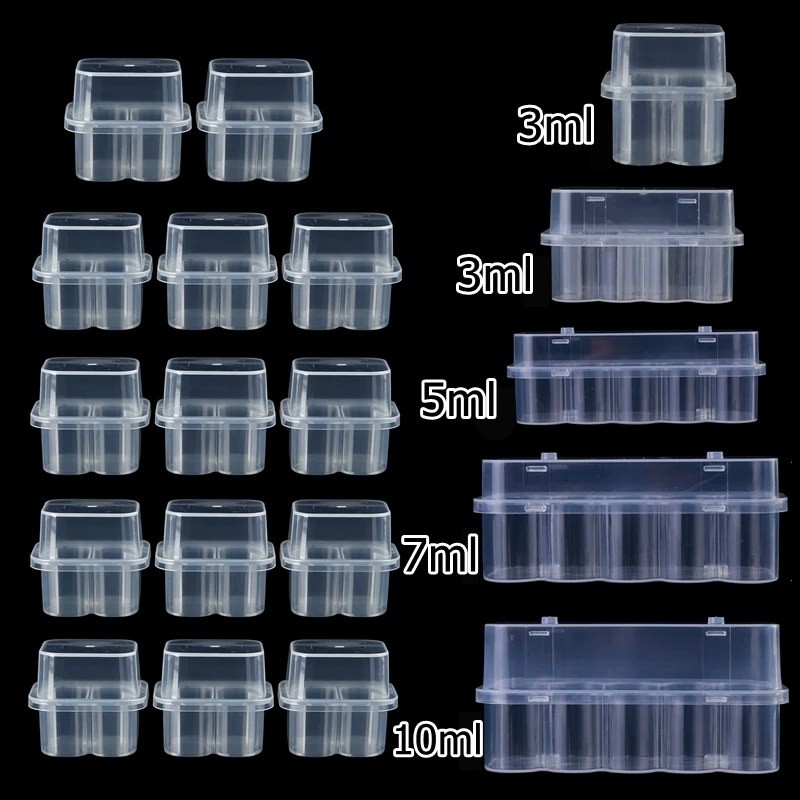 OrganiMax Refrigerator Storage Box – Peptide Vial Freezer Tube Container,