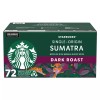 Starbucks Dark Roast K-Cup Coffee Pods, Single-Origin Sumatra, 72 ct.