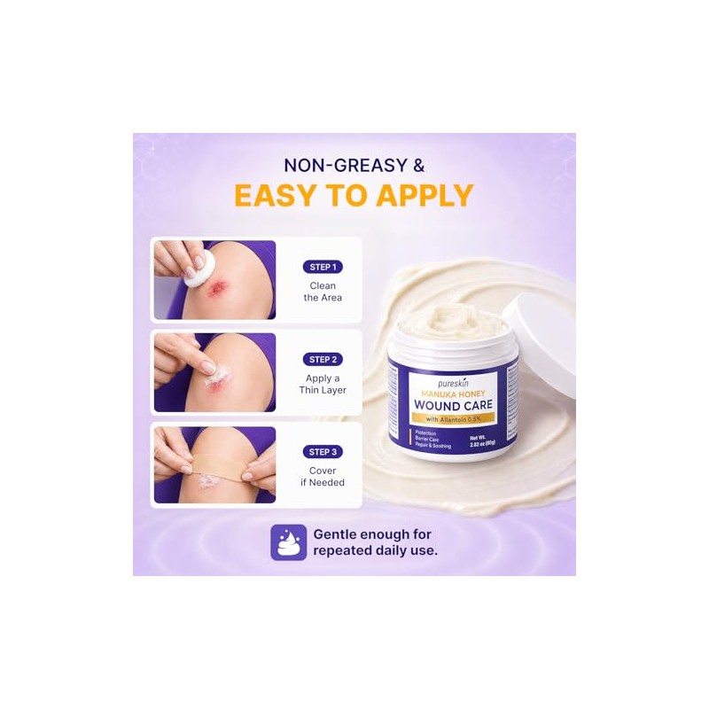 PURESKIN Manuka Honey Wound Care: Manuka Honey Wound Gel -