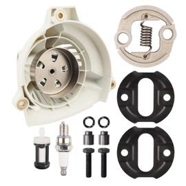 LawnCamille 4180-080-1819 4180-080-1811 Clutch Drum Housing with 4149-160-2000 Clutch Assy for Stihl FS91 FS111 FS131 KM91 KM111 Brushcutter