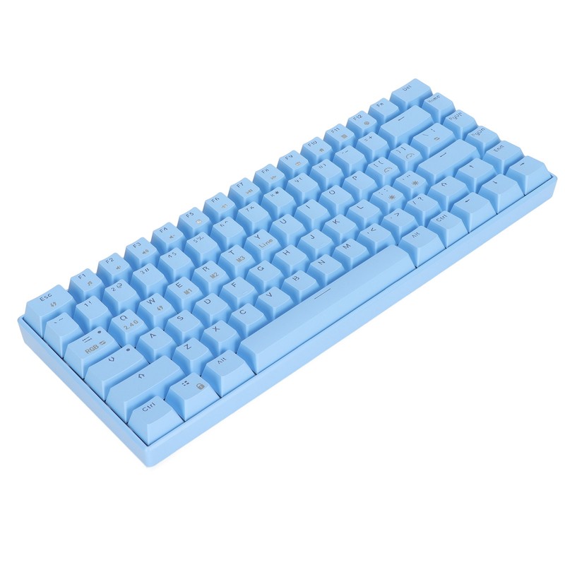 Mechanical Keyboard 82 Keys RGB Three Modes Support Wireless 2.4G