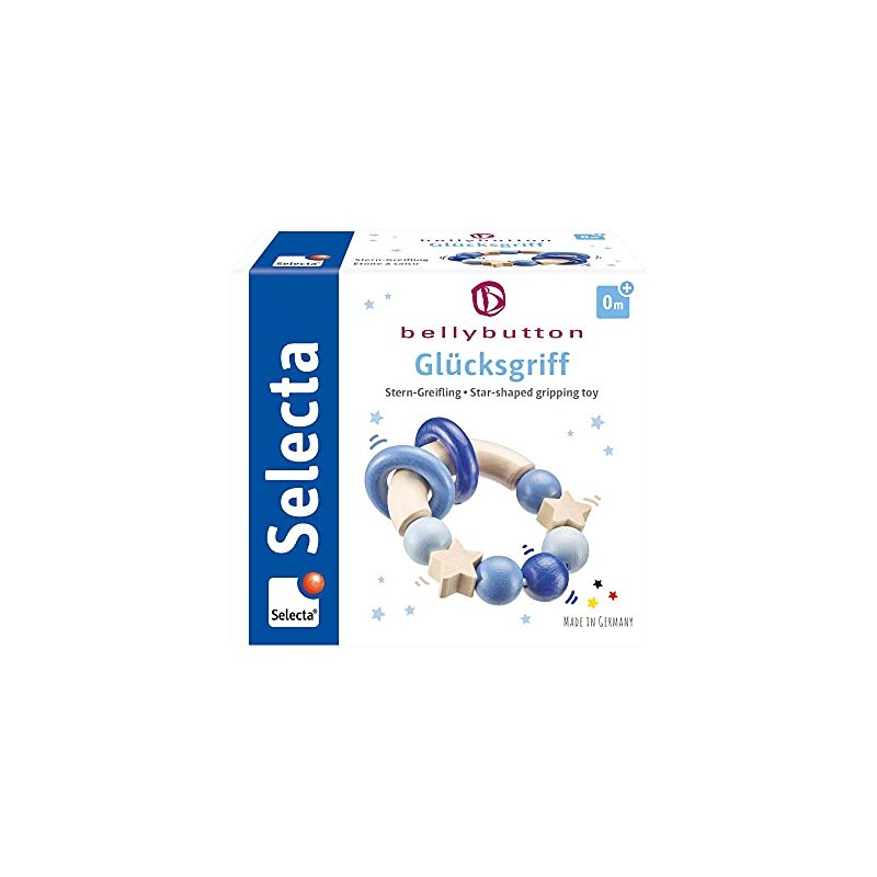 Selecta Bellybutton Lucky Gripper Baby Grasping Toy