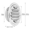 QWORK® 304 Stainless Steel Round Ventilation Grill Screen Hood for