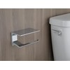 DELTA Pivotal Toilet Paper Holder With Shelf, Polished Chrome, Bathroom