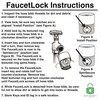 Flow Security Systems The FaucetLock | Heavy Duty Brass Construction