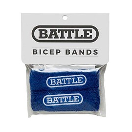 Battle Sports Football Bicep / Arm / Wrist Bands (Blue)