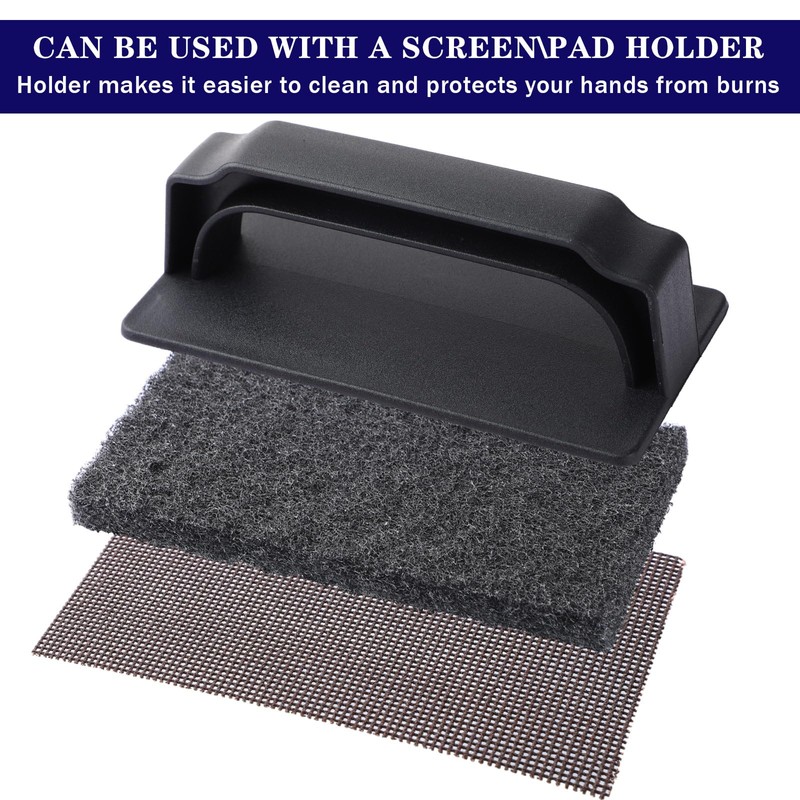 Reallnaive 31 Pcs Griddle Cleaning Kit Screen Holder Grill Screens