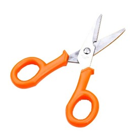 CABLEPELADO Elektrikerschere, 14 cm, Edelstahl, orange, scharfe Klingen zum Schneiden und Schälen von Drähten, ergonomischer und robuster Griff, vielseitig einsetzbar, robustes Material