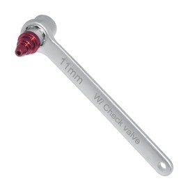 Ryokumi FIRSTINFO TOOLS Brake Bleeder Wrench, Socket and Wrench Integrated, One-Way Valve Included, 0.3 - 0.45 inches (7 - 12 mm) (0.4 inches (11 mm)