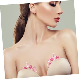 Baluue 2sets Rhinestones Body Stick Gems for Face and Chest Decoration Shimmery Body Jewels for Parties Festivals and Cosplay Includes Variety of Colors and Designs