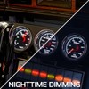 GlowShift 2-5/8" Racing 280F Mechanical Water Coolant Temperature Gauge Kit