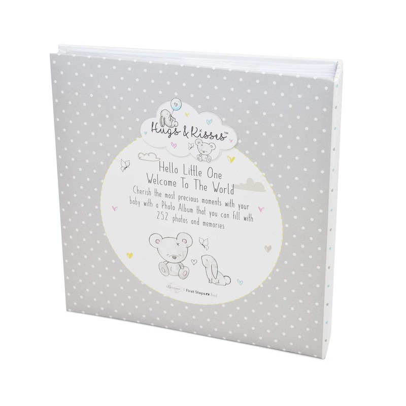Baby first photo album 4x6'' 252 photos memo white unisex