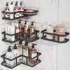 Youvip Shower Caddy Corner with Soap Holder, No Drilling Shower