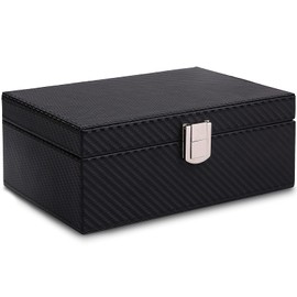 Smart Key, Radio Wave Blocking Case, Radio Wave Blocking Box, Relay Attack Prevention, Key Case, Key Box, Premium Car Theft Prevention (Box Type), Carbon Tone