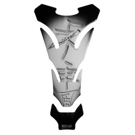 BIKE-label Tankpad 3D Motorbike Motorcycle Sticker Tank Protector Kamikaze Black White X501755VA
