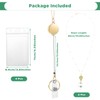 2 Pcs Necklace Badge Holder for Women Zinc Alloy Badge