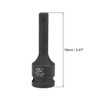 TA-VIGOR Impact Hex Bit Socket, 1/2" Drive x H9 (9mm)