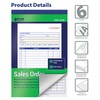 Better Office Products Large Sales Order Books, 6 Pack, 2-Part