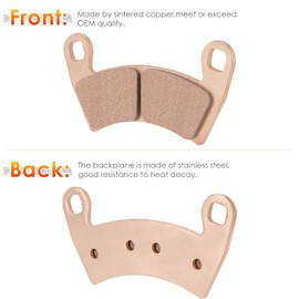 Front & Rear Brake Pads Sintered for Polaris RZR XP 1000 EPS 2014-2020, 4 sets Front and Rear Brake Pads