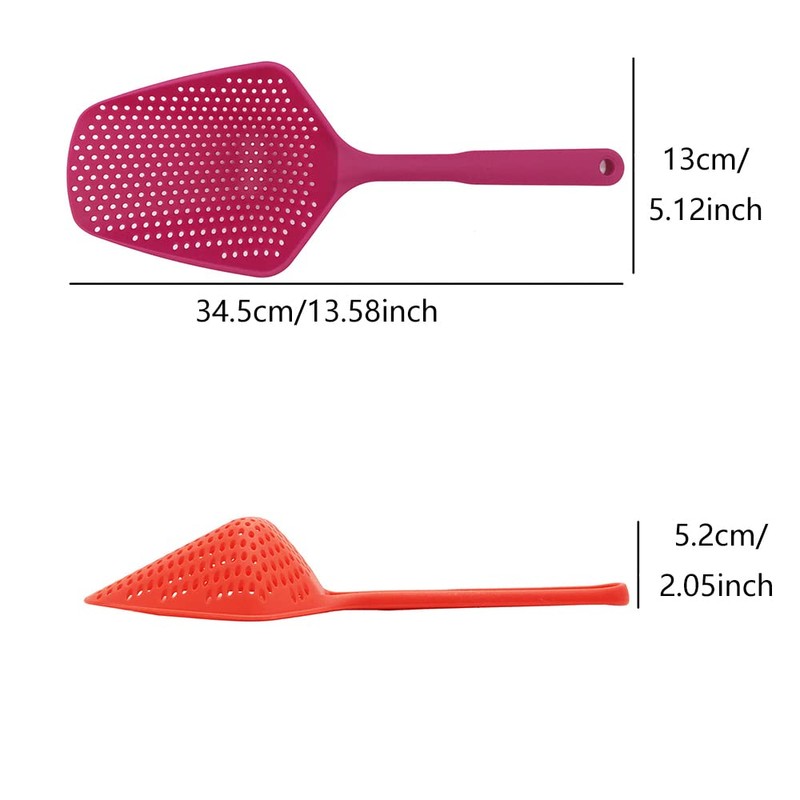 Scoop Colander Food Strainer Home Skimmer and Sifter Sieve with