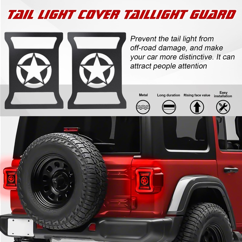 x xotic tech Tail Light Cover Taillight Guard Decoration Trim