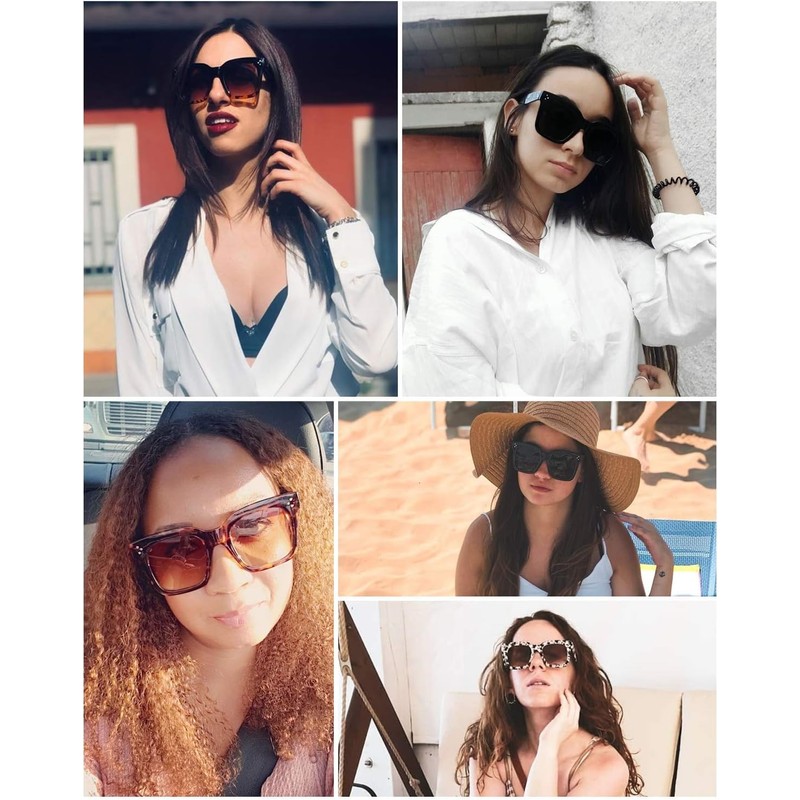 Gafas de sol vintage para mujer con diseño de mariposa