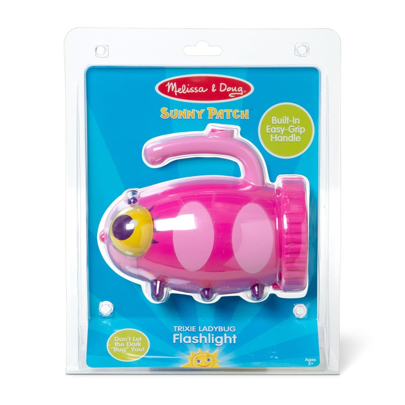 Melissa & Doug Sunny Patch Trixie Ladybug Flashlight With Easy-Grip