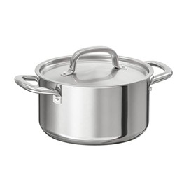 IKEA Thick/Clean and Simple Design Pot with Lid, Stainless Steel 3.0 L (3 qt)