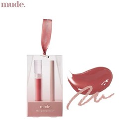 MUDE Glace Lip Tint + Lip Pencil Set 2items, Tint:09 Plum Tea