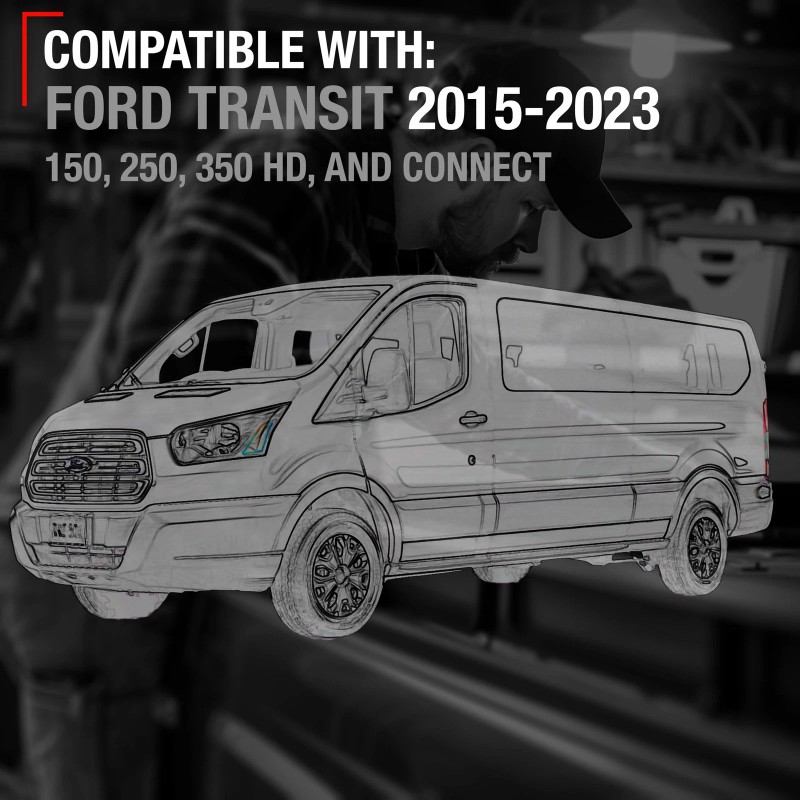 T1A Exterior Door Handle, Right Sliding Door for Ford Transit