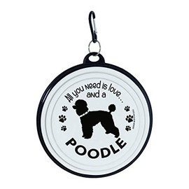 Travel Dog Bowls - Collapsible Bowl - Large Dogs (Poodle)