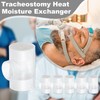 Threlaco 10 Pcs Tracheostomy HME Heat Moisture Exchanger Individually Package